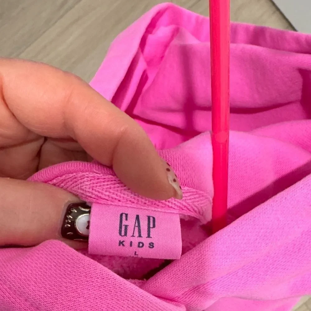 GAP Vibrant Pink Pullover Hoodie